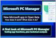 Microsoft PC Manager OPEN BETA